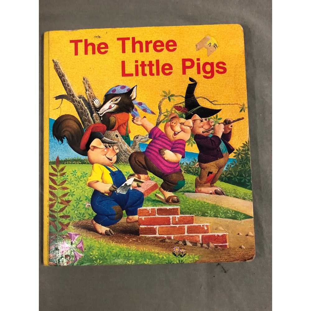 The Three Little Pigs Childrens Board Book Classic Fairy Tale Story